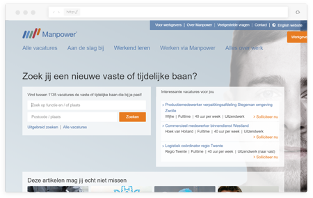 Manpower website